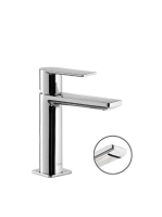 Tres Loft Egykaros mosdó csaptelep Cascade kifolyással króm