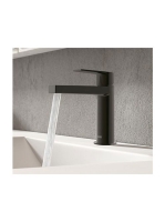 Tres Project mosdó csaptelep leeresztő nélkül, matt fekete 2