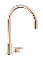 Tres Project magas mosdó csaptelep, Rose Arany 21110501OP -