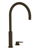 Tres Project magasított mosdó csaptelep, Fekete Bronz 211105