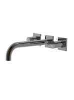 Tres Project fali mosdó csaptelep, Metál Fekete 21115201KM -