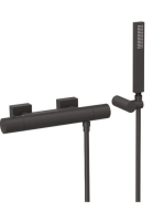 Tres Project termosztátos zuhany csaptelep, matt fekete 2111