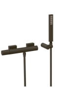 Tres Project zuhany csaptelep, Fekete Bronz 21116701KMB - Fü