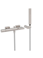 Tres Project kádtöltő csaptelep Cascade kifolyóval és zuhany