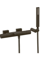 Tres Project termosztátos kádtöltő csaptelep Cascade kifolyó