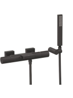 Tres Project termosztátos kádtöltő csaptelep Cascade kifolyó