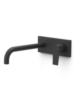 Tres Project egykaros fali mosdó csaptelep, matt fekete 2113