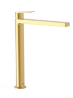 Tres Project magasított mosdó csaptelep, matt arany 21180301