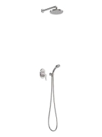 Tres Base Rejtett 2 irányú egykaros zuhanyrendszer, króm 215