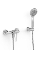 Tres Base Plus Egykaros zuhanycsaptelep szettel, króm 216167