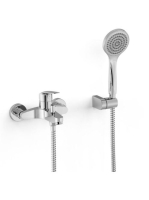 Tres Base Plus Egykaros kádcsaptelep zuhanyszettel, króm 216