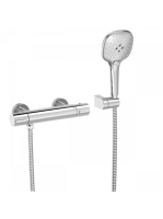 Tres Canigo termosztátos zuhanycsaptelep szettel, króm 21716