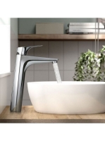 Tres Canigo egykaros magasított mosdó csaptelep, króm 217203