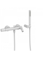 Tres Study Exclusive kádtöltő csaptelep zuhanyszettel, fehér