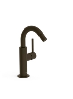 Tres Study Exclusive egykaros íves bidé csaptelep, Fekete Br