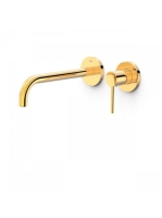 Tres Study Exclusive fali egykaros mosdó csaptelep, Arany 26