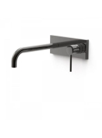 Tres Study Exclusive fali mosdó csaptelep, Metál Fekete 2623