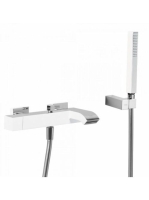 Tres Cuadro Exclusive kád csaptelep Cascade kifolyóval Króm/