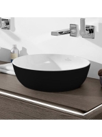 Villeroy & Boch Artis szénfekete mosdótál 43x43 cm 417943BCT