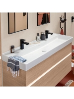 Villeroy & Boch Collaro Beépíthető mosdó 120x47 cm, túlfolyó