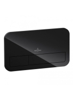 Villeroy & Boch ViConnect fényes fekete üveg nyomólap M200 9