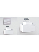 Wellis Elois White 60 1 fiókos fali mosdópult szekrény WB003