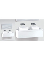 Wellis Elois White 120 1 fiókos fali mosdópult szekrény WB00