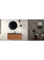 Wellis Tunis 120 matt fekete top integrált mosdóval WB00427