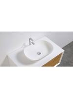 Wellis Miletos pultra ültethető porcelán mosdó, matt fehér W