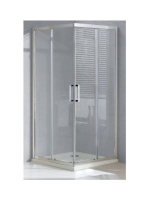 Wellis Apollo 80 két tolóajtós szögletes zuhanykabin, Easy C