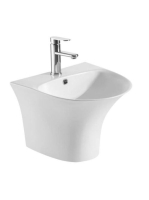 Wellis Violet 475mm fali mosdó WF00050 - Fürdőszoba - Szanit