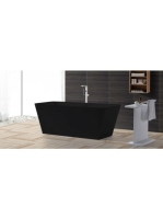 Wellis Carib Black Matt öntött márvány szabadon álló kád 167