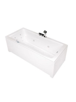 Wellis Huron E-Max 180 hidromasszázs kád csaptelep nélkül, b